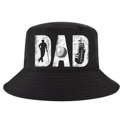 Golfing Dad Classic Bold Font FatherS Day Golf Daddy Cool Comfort Performance Bucket Hat