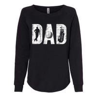 Golfing Dad Classic Bold Font FatherS Day Golf Daddy Womens California Wash Sweatshirt