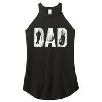 Golfing Dad Classic Bold Font FatherS Day Golf Daddy Women's Perfect Tri Rocker Tank