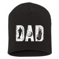 Golfing Dad Classic Bold Font FatherS Day Golf Daddy Short Acrylic Beanie