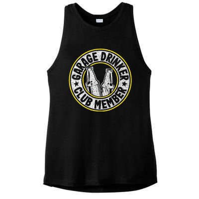 Garage Drinker Club Member Ladies PosiCharge Tri-Blend Wicking Tank