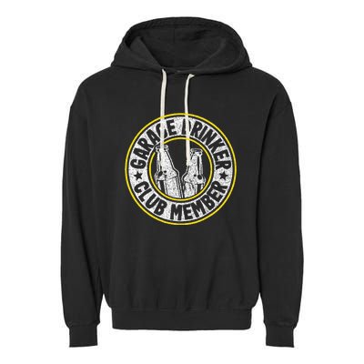 Garage Drinker Club Member Garment-Dyed Fleece Hoodie