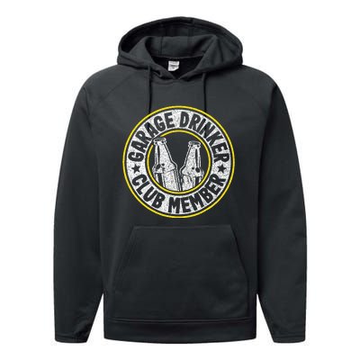 Garage Drinker Club Member Performance Fleece Hoodie