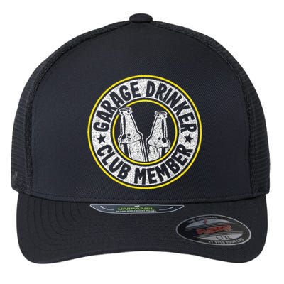 Garage Drinker Club Member Flexfit Unipanel Trucker Cap