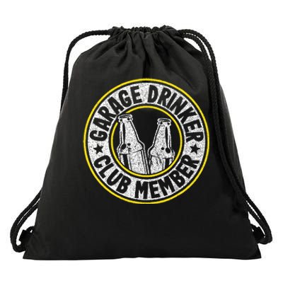 Garage Drinker Club Member Drawstring Bag