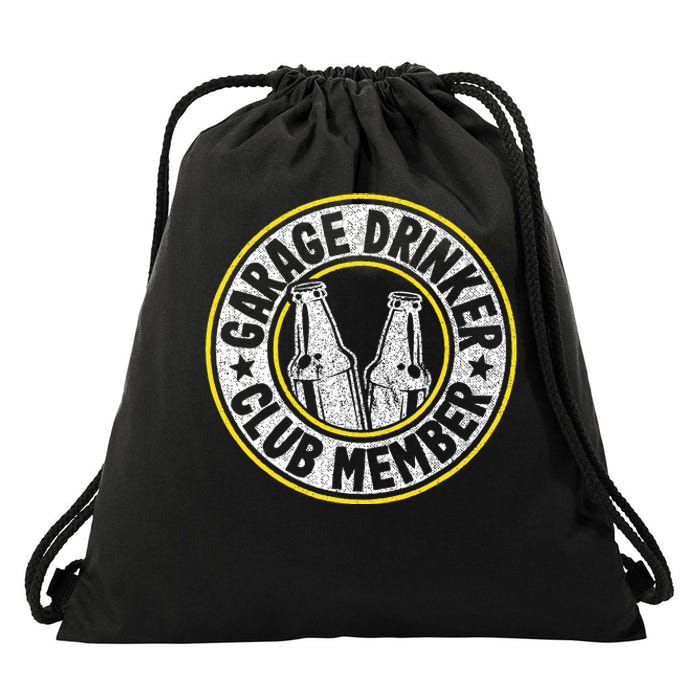 Garage Drinker Club Member Drawstring Bag