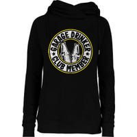 Garage Drinker Club Member Womens Funnel Neck Pullover Hood