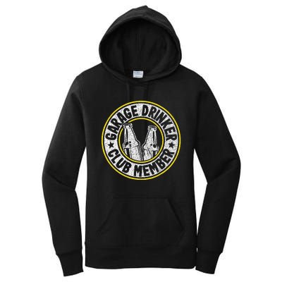 Garage Drinker Club Member Women's Pullover Hoodie