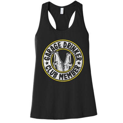 Garage Drinker Club Member Women's Racerback Tank