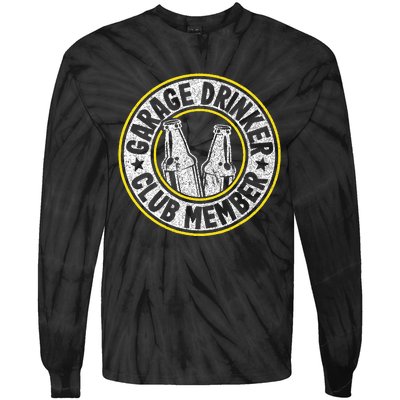 Garage Drinker Club Member Tie-Dye Long Sleeve Shirt