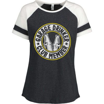 Garage Drinker Club Member Enza Ladies Jersey Colorblock Tee