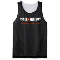 Gamer Dad Call Of Daddy Parenting Ops Funny FatherS Day Mesh Reversible Basketball Jersey Tank