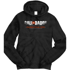 Gamer Dad Call Of Daddy Parenting Ops Funny FatherS Day Tie Dye Hoodie