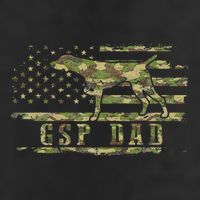 Gsp Dad Camo American Flag German Shorthaired Pointer Dog Cool Comfort Performance Bucket Hat