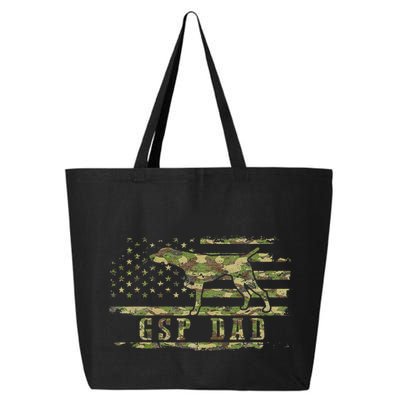 Gsp Dad Camo American Flag German Shorthaired Pointer Dog 25L Jumbo Tote