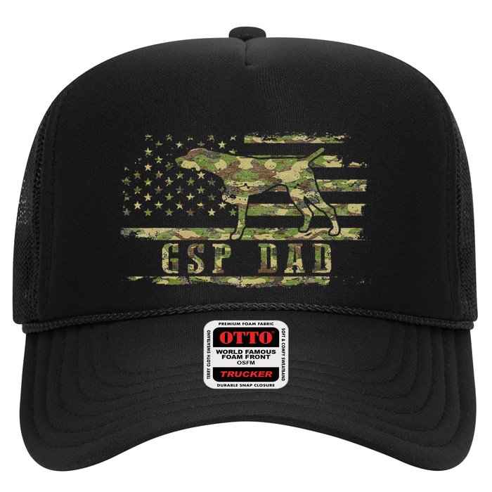Gsp Dad Camo American Flag German Shorthaired Pointer Dog Hat