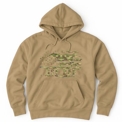 Gsp Dad Camo American Flag German Shorthaired Pointer Dog Hoodie