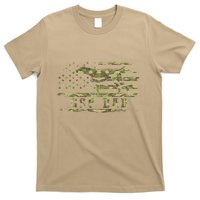 Gsp Dad Camo American Flag German Shorthaired Pointer Dog T-Shirt