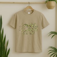 Gsp Dad Camo American Flag German Shorthaired Pointer Dog T-Shirt