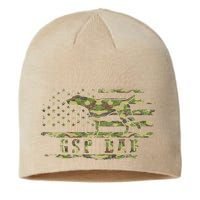 Gsp Dad Camo American Flag German Shorthaired Pointer Dog Sustainable Beanie