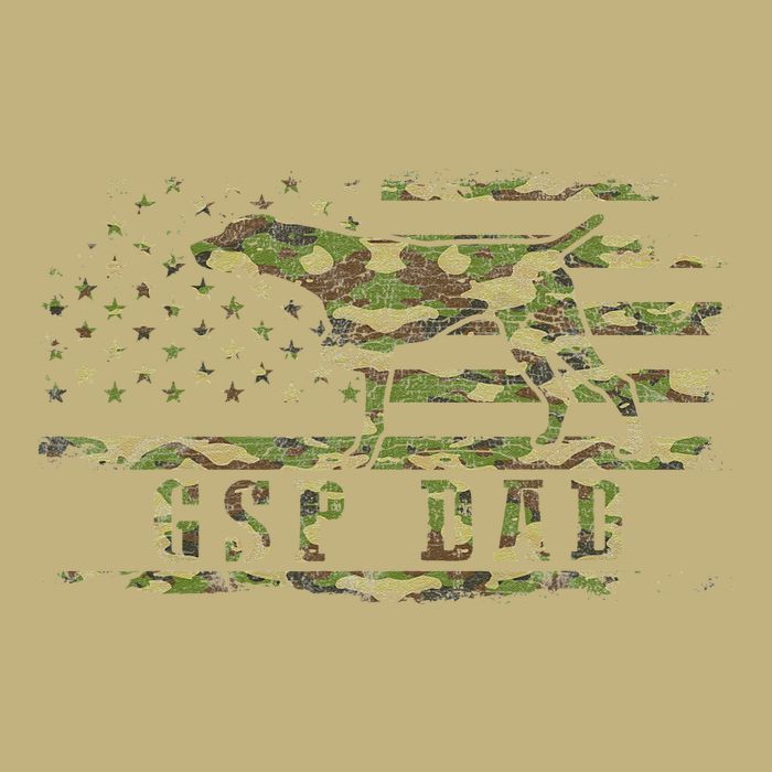 Gsp Dad Camo American Flag German Shorthaired Pointer Dog Sustainable Beanie