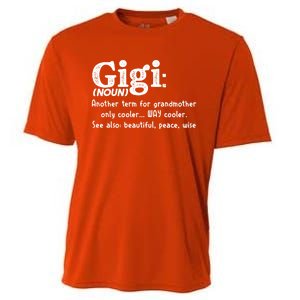 Gigi Definition Cute Gift Gigi Gift Grandma Birthday Tee Cute Gift Cooling Performance Crew T-Shirt