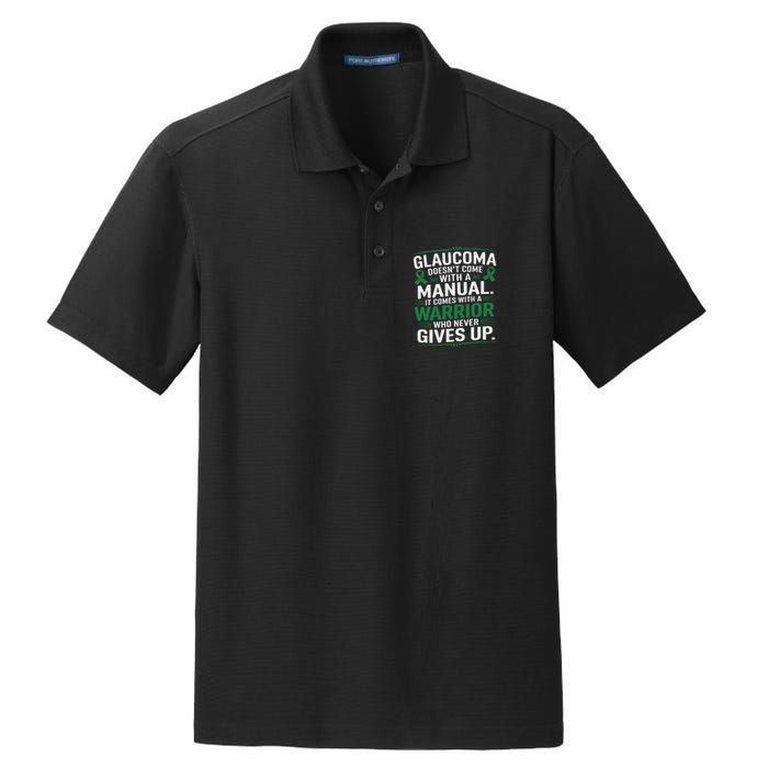 Glaucoma DoesnT Come With A Manual It Comes With A Warrior Dry Zone Grid Polo