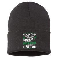 Glaucoma DoesnT Come With A Manual It Comes With A Warrior Sustainable Knit Beanie