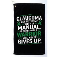 Glaucoma DoesnT Come With A Manual It Comes With A Warrior Golf Towel