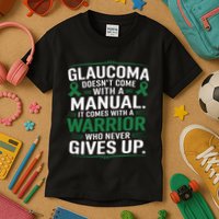 Glaucoma DoesnT Come With A Manual It Comes With A Warrior Kids T-Shirt