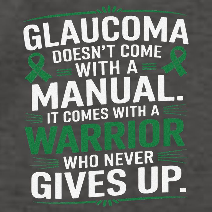 Glaucoma DoesnT Come With A Manual It Comes With A Warrior Vector Backpack