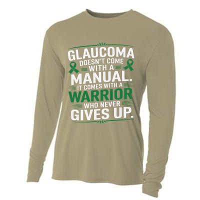 Glaucoma DoesnT Come With A Manual It Comes With A Warrior Cooling Performance Long Sleeve Crew
