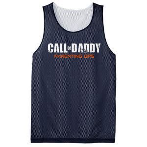 Gamer Dad Call Of Daddy Parenting Ops Funny Fathers Day Gift Mesh Reversible Basketball Jersey Tank