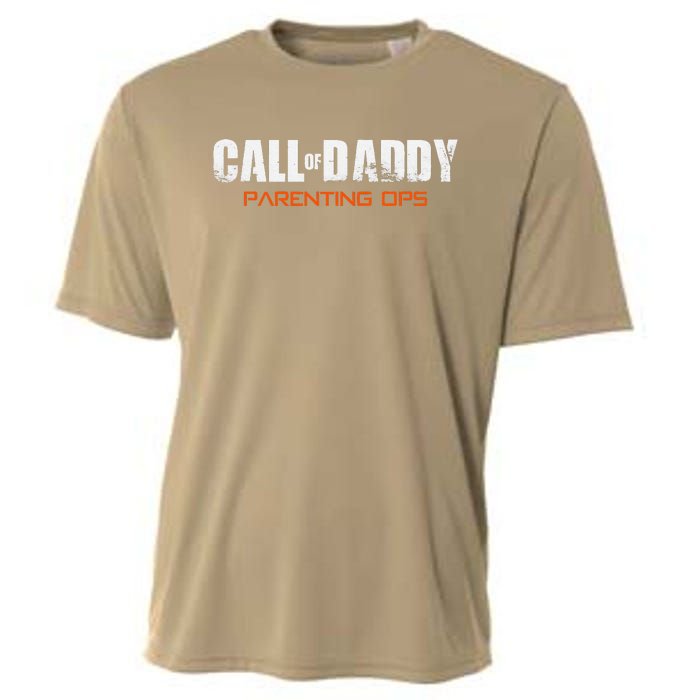 Gamer Dad Call Of Daddy Parenting Ops Funny Fathers Day Gift Cooling Performance Crew T-Shirt