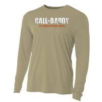 Gamer Dad Call Of Daddy Parenting Ops Funny Fathers Day Gift Cooling Performance Long Sleeve Crew