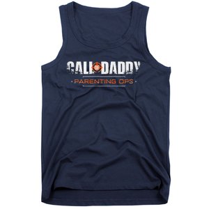 Gamer Dad Call Of Daddy Parenting Ops Funny Fathers Day Tank Top