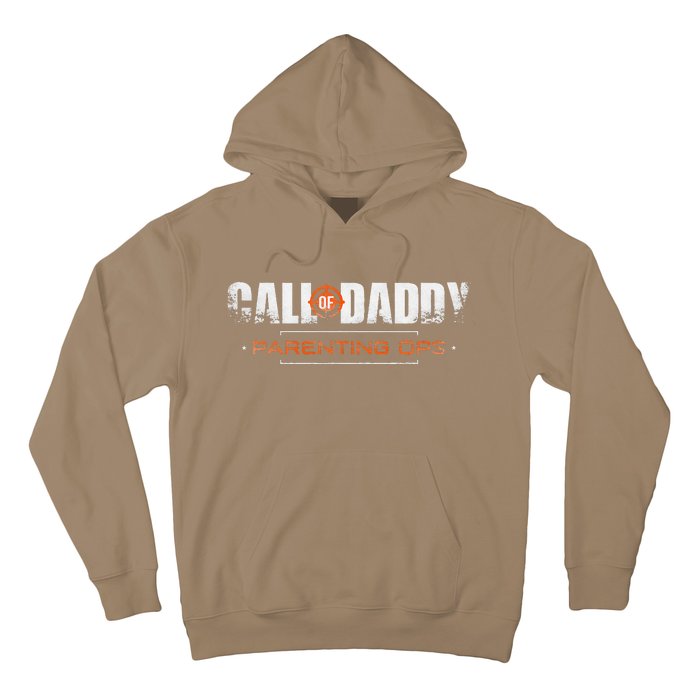 Gamer Dad Call Of Daddy Parenting Ops Funny Fathers Day Hoodie