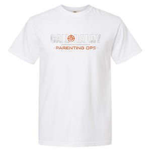 Gamer Dad Call Of Daddy Parenting Ops Funny Fathers Day Garment-Dyed Heavyweight T-Shirt