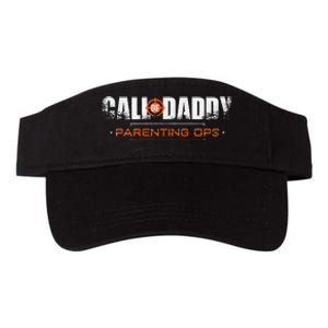 Gamer Dad Call Of Daddy Parenting Ops Funny FatherS Day Valucap Bio-Washed Visor