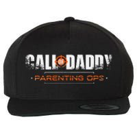 Gamer Dad Call Of Daddy Parenting Ops Funny FatherS Day Wool Snapback Cap