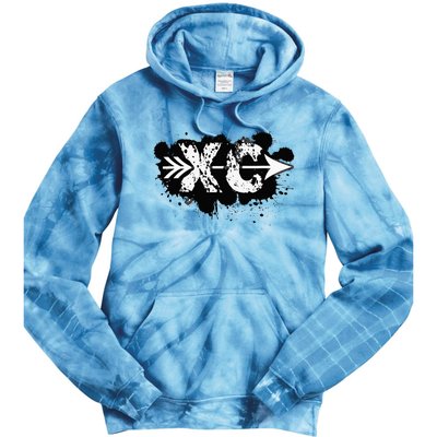 Grunge Dirty Cross Country Running Tie Dye Hoodie