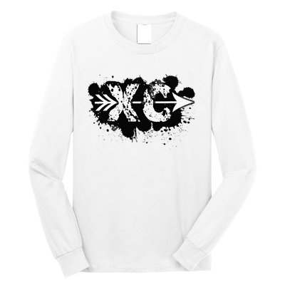 Grunge Dirty Cross Country Running Long Sleeve Shirt