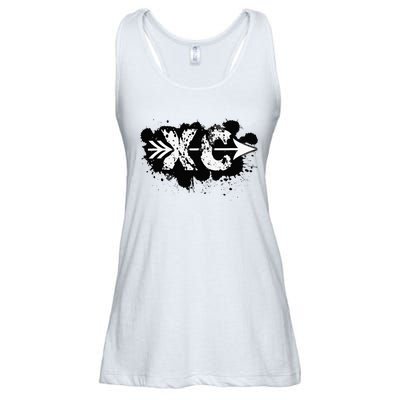 Grunge Dirty Cross Country Running Ladies Essential Flowy Tank