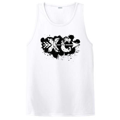 Grunge Dirty Cross Country Running PosiCharge Competitor Tank