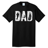 Golfing Dad Classic Bold Font FatherS Day Golf Daddy Tall T-Shirt