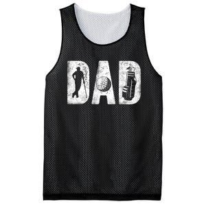 Golfing Dad Classic Bold Font FatherS Day Golf Daddy Mesh Reversible Basketball Jersey Tank