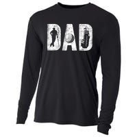 Golfing Dad Classic Bold Font FatherS Day Golf Daddy Cooling Performance Long Sleeve Crew