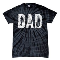 Golfing Dad Classic Bold Font FatherS Day Golf Daddy Tie-Dye T-Shirt