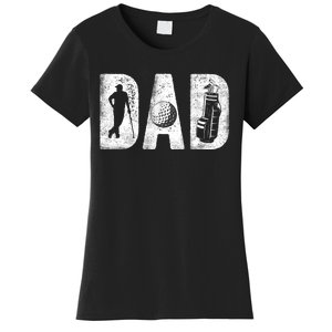 Golfing Dad Classic Bold Font FatherS Day Golf Daddy Women's T-Shirt