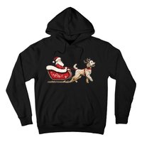 Golden Doodle Christmas Santa Dog Sweater Hoodie